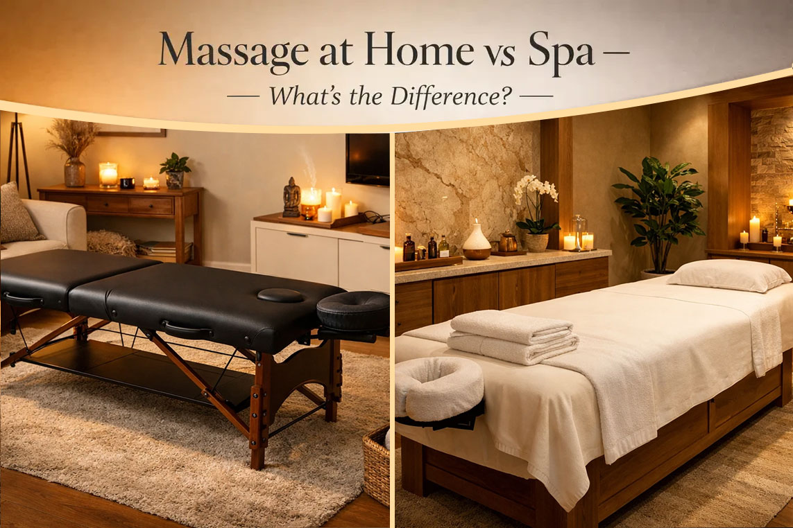 Massage at Home vs Spa in Toronto: What’s the Difference?