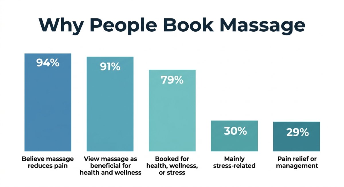 People do not book massage only as a luxury. Many book it for wellness, stress relief, body tension, and feeling better in daily life. People do not book massage only as a luxury. Many book it for wellness, stress relief, body tension, and feeling better in daily life.